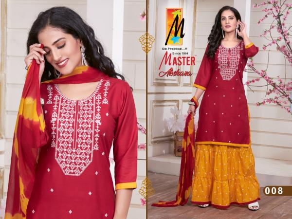 Master Akshara Festive Wear Rayon Designer Ready Made Collection